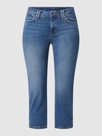 Straight Fit Caprijeans mit Stretch-Anteil  von Esprit Blau / Türkis - 48
