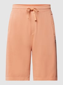 Sweatshorts met labelpatch, model 'Dinezi' van HUGO Oranje - 40