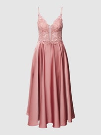 Cocktailkleid mit floralen Stickereien von Mascara Rosa - 41