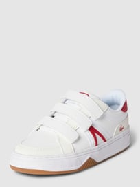Sneaker mit Kontrastbesatz von Lacoste Weiß - 1