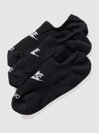 Füßlinge mit Label-Print im 3er-Pack von Nike Grau / Schwarz - 26