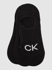 Set van 3 paar kousenvoetjes van CK Calvin Klein Grijs / zwart - 40