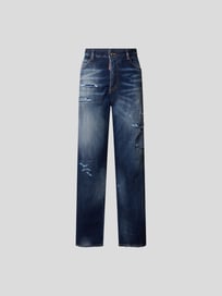 Straight Fit Jeans im Destroyed-Look von Dsquared2 Blau / Türkis - 30