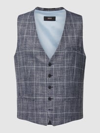 Weste mit Karomuster Modell 'Vitra' von Cinque Blau / Türkis - 13