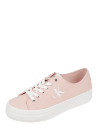 Plateausneakers met labelapplicatie van Calvin Klein Jeans Roze - 34