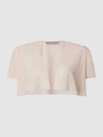Bolero van chiffon  van Christian Berg Cocktail Roze - 14