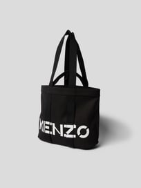 Weekender mit Brand-Schriftzug von Kenzo Grau / Schwarz - 42