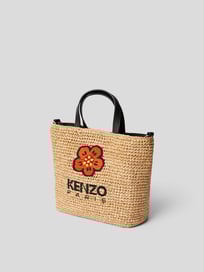 Tote Bag mit Label-Details von Kenzo Grau / Schwarz - 3