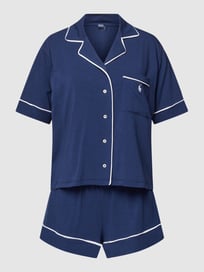 Pyjama met labelstitching van Polo Ralph Lauren Blauw / turquoise - 12