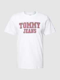 T-Shirt mit Label-Print von Tommy Jeans Weiß - 13