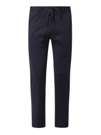 Pantalon van jersey  van s.Oliver BLACK LABEL Blauw / turquoise - 8