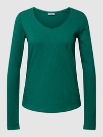 Longsleeve mit V-Ausschnitt von Marc O'Polo Denim Grün - 39