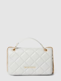 Handtas met doorgestikte naden, model 'OCARINA' van VALENTINO BAGS Grijs / zwart - 33