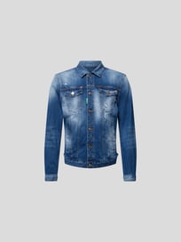 Jeansjacke im Used-Look von Dsquared2 Blau / Türkis - 23