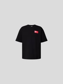 T-Shirt aus reiner Baumwolle von Diesel Grau / Schwarz - 20