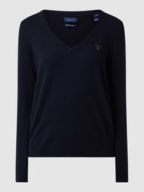 Pullover aus Lammwolle  von Gant Blau / Türkis - 21