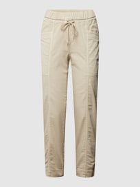 Joggingbroek in denimlook, model 'SUE' van Toni Dress Wit - 3