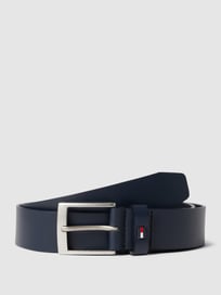 Ledergürtel mit Dornschließe Modell 'ADAN' von Tommy Hilfiger Blau / Türkis - 9