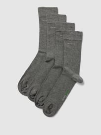 Socken mit Label-Detail im 2er-Pack von camano Grau / Schwarz - 32