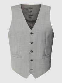 Gilet met knoopsluiting, model 'WAYDE' van Tiger Of Sweden Grijs / zwart - 34