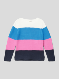 Strickpullover im Colour-Blocking-Design von s.Oliver RED LABEL Rosa - 6