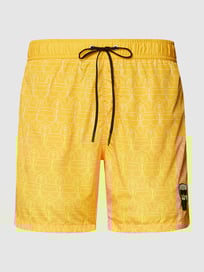 Badehose mit Logo  von Karl Lagerfeld Beachwear Gelb - 44