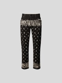 Slim Fit Jeans mit Allover-Muster von Etro Grau / Schwarz - 15