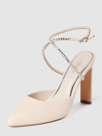 Pumps met strass-steentjes, model 'JOLIE QUEEN' van Buffalo Wit - 14