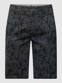 Bermudas mit Allover-Muster von Lerros Grün - 28