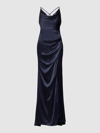 Abendkleid in Wickel-Optik von Laona Blau / Türkis - 19