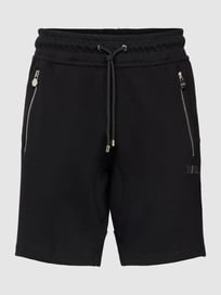 Sweatshorts met labelapplicatie, model 'Q-Series' van BALR. Grijs / zwart - 14