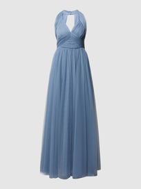 Avondjurk met plooien van Lipsy Blauw / turquoise - 11