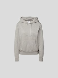 Hoodie mit Label-Print von Les Girls Les Boys Grau / Schwarz - 43