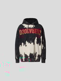 Oversized Hoodie im Destroyed-Look von Dsquared2 Grau / Schwarz - 8