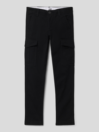 Cargohose mit Knopf- und Reißverschluss Modell 'MARCO' von Jack & Jones Grau / Schwarz - 19