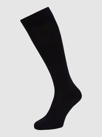 Kniekousen met stretch, model 'Family' van Falke Blauw / turquoise - 6