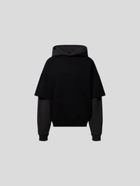 Hoodie in Two-Tone-Machart von Preach Grau / Schwarz - 38