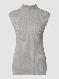 Top in Strick-Optik von Montego Grau / Schwarz - 33