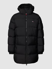 Daunenmantel mit Label-Details von Tommy Jeans Grau / Schwarz - 47