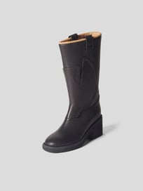 Stiefel mit Blockabsatz von MM6 Maison Margiela Grau / Schwarz - 1
