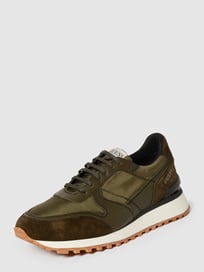 Sneakers met labelprint, model 'Varese' van Guess Groen - 39
