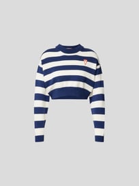 Cropped Pullover in Strick-Optik von Kenzo Blau / Türkis - 34