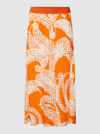 Rok met all-over motief van Milano Italy Oranje - 24