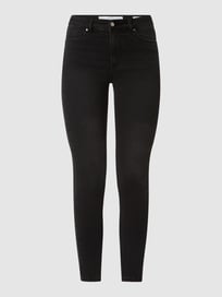 Skinny fit high waist jeans met stretch, model 'Ania' van YOUNG POETS SOCIETY Grijs / zwart - 29