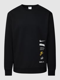 Sweatshirt mit Label-Print Modell 'CLUB' von Nike Grau / Schwarz - 21