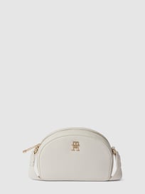 Schoudertas met verstelbare schouderriem, model 'HALF MOON' van Tommy Hilfiger Wit - 48