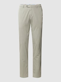 Stoffen broek met structuurmotief, model 'LUPUS' van Mmx Grijs / zwart - 25