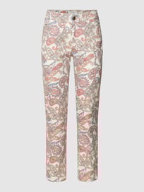 Hose mit Allover-Muster von Christian Berg Woman Weiß - 28