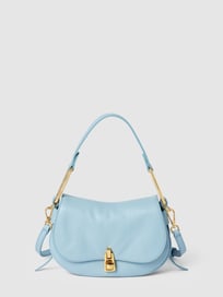 Zadeltas met labeldetails, model 'MAGIE' van Coccinelle Blauw / turquoise - 14