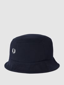 Bucket Hat mit Label-Stitching Modell 'Pique' von Fred Perry Blau / Türkis - 6
